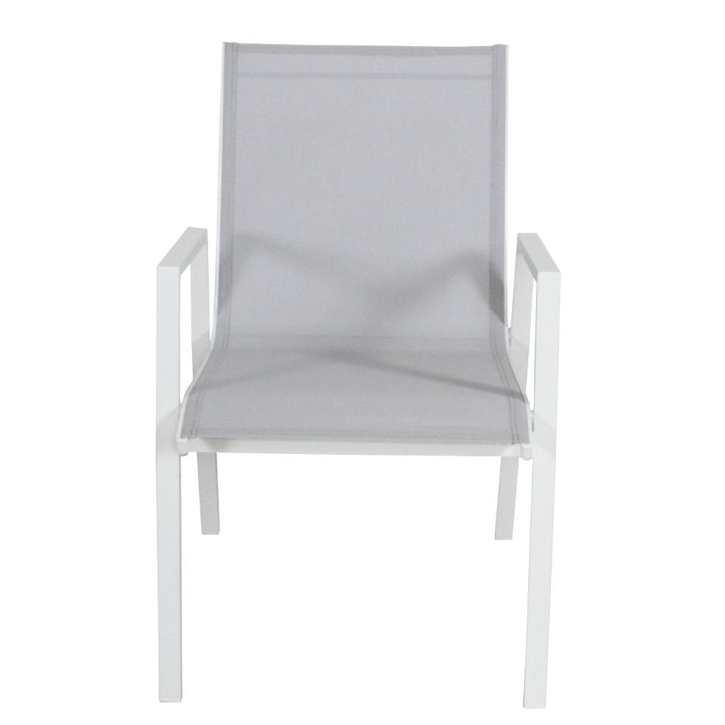 VI Icaria Outdoor Chair - Charcoal and White