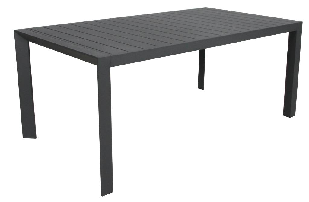 VI Icaria 178.5cm Outdoor Dining Table - Charcoal and White