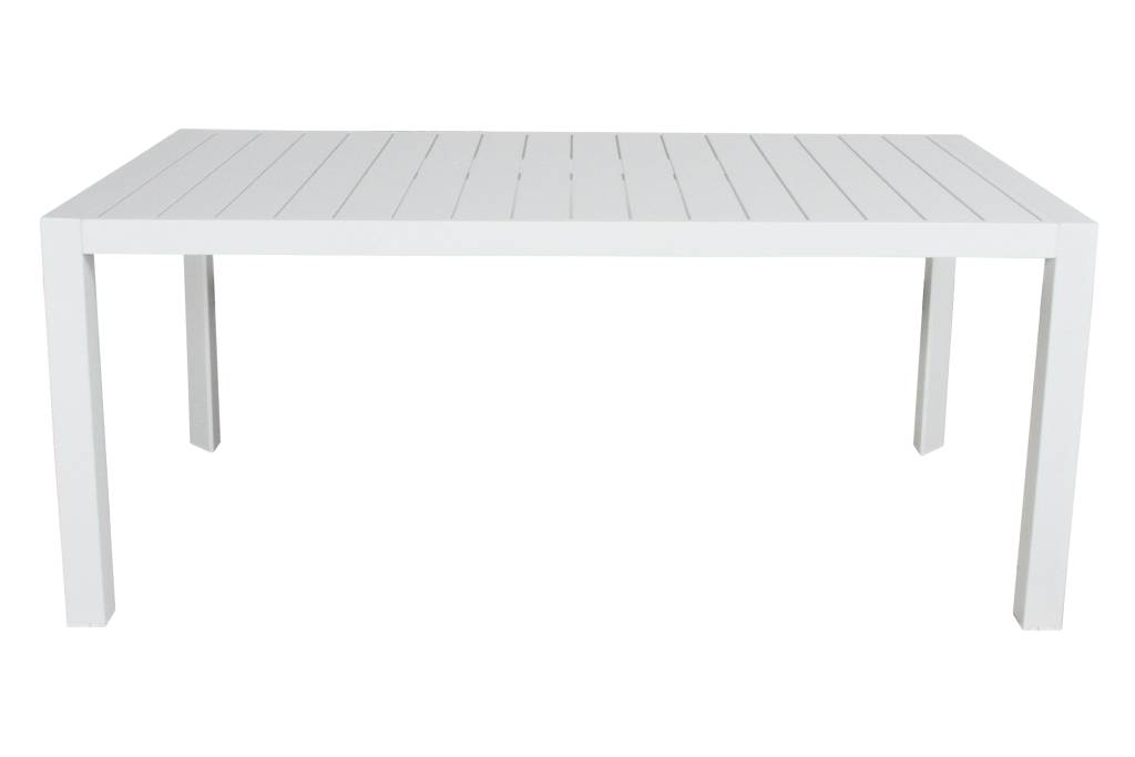 VI Icaria 178.5cm Outdoor Dining Table - Charcoal and White