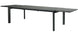 VI Icaria 231-346cm Outdoor Ext Din Table - Charcoal and White