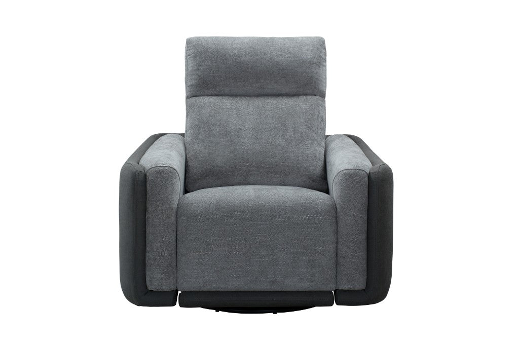 VI Momba Fab Electric Recliner 1,2,3 Seaters Sofa with USB- Grey