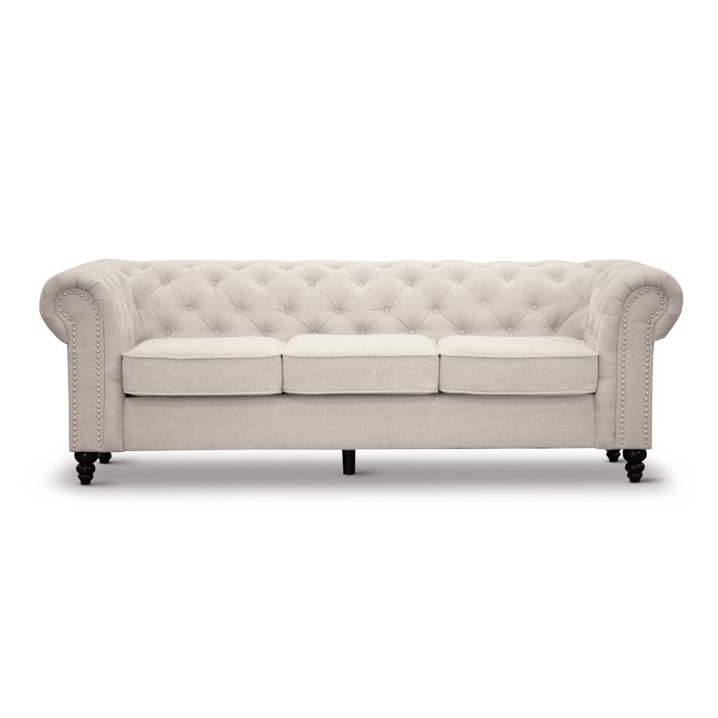 VI Taegon 3 Seaters Lounge Sofa - Beige