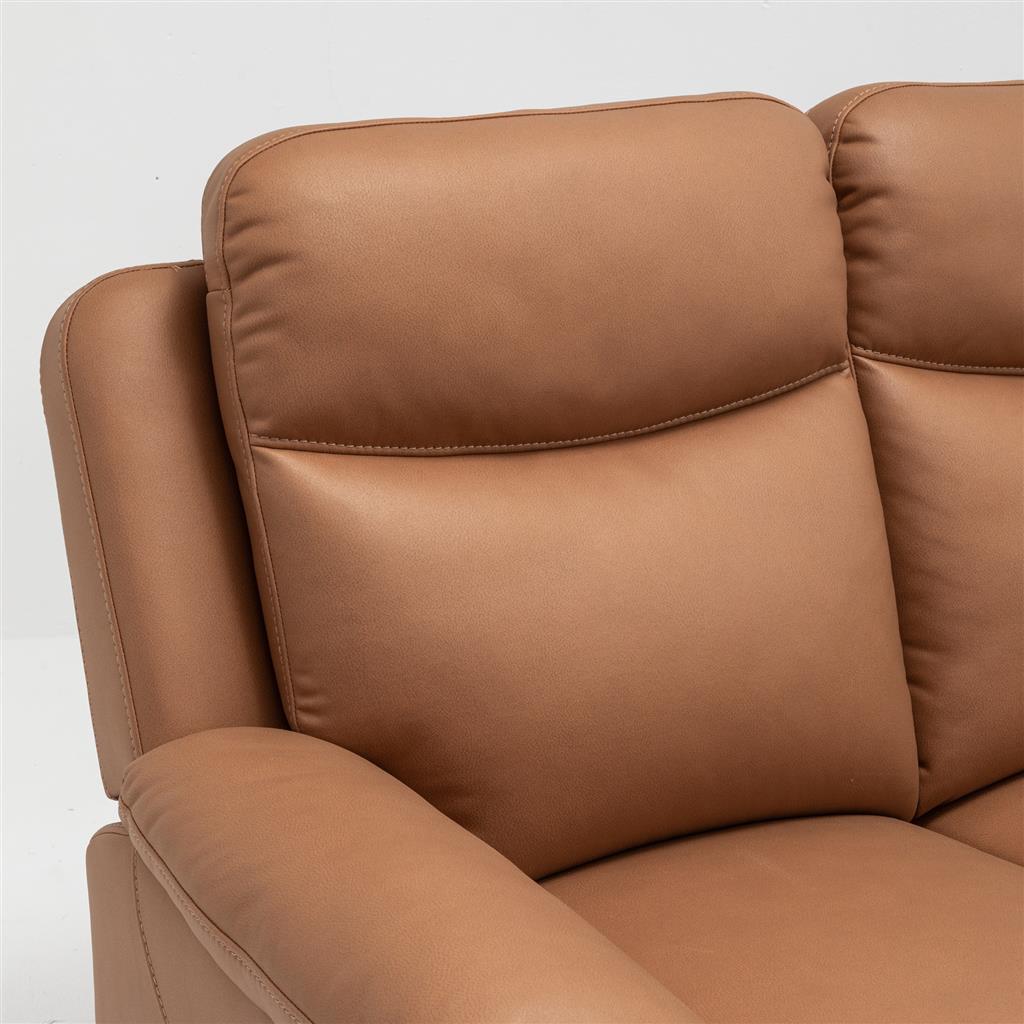 VI William Fabric 3 Seater with 2 Single Seater Recliner Lounge