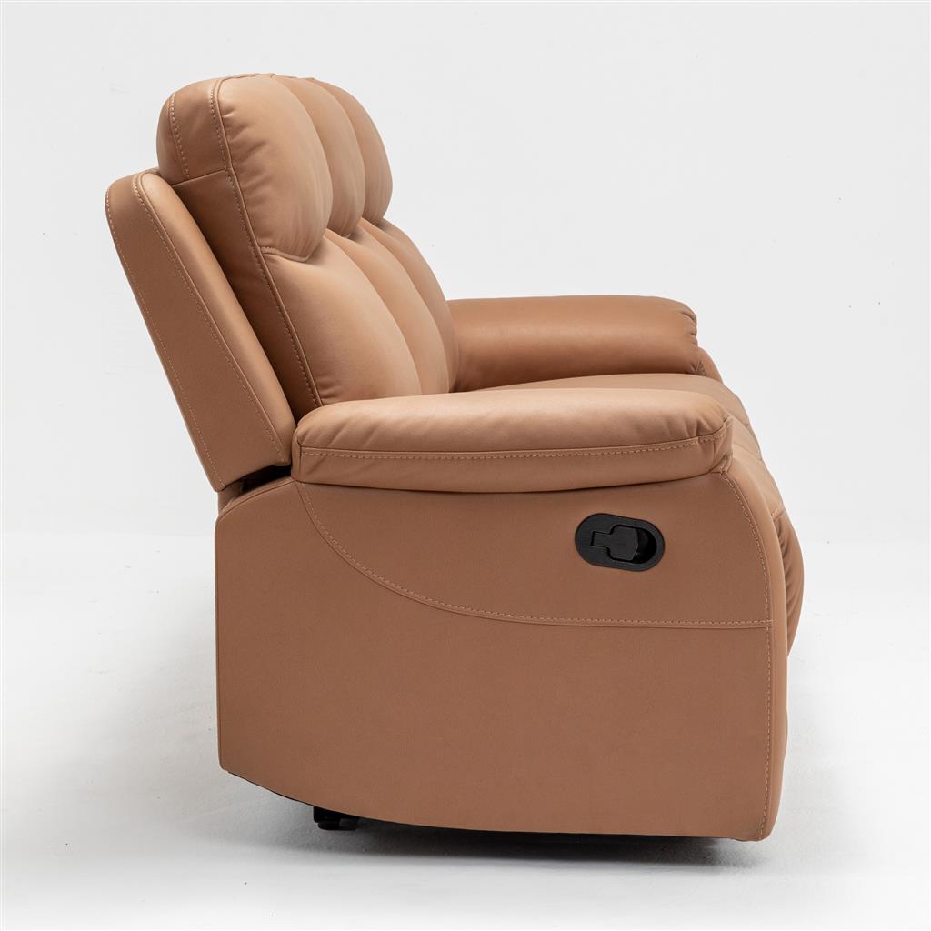 VI William Fabric 3 Seater with 2 Single Seater Recliner Lounge