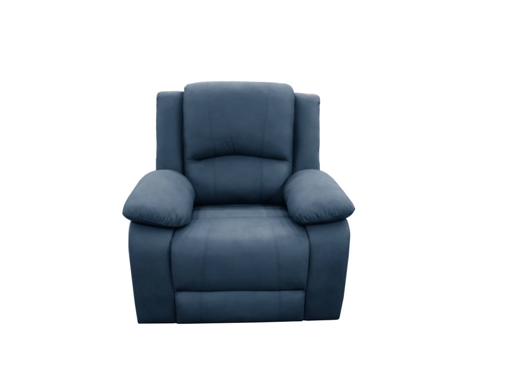 VI Captain Fabric Upholstered Single Seater Power Recliner Sofa