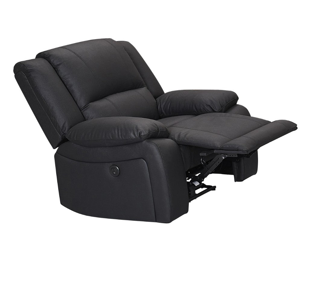 VI Captain Fabric Upholstered Single Seater Power Recliner Sofa