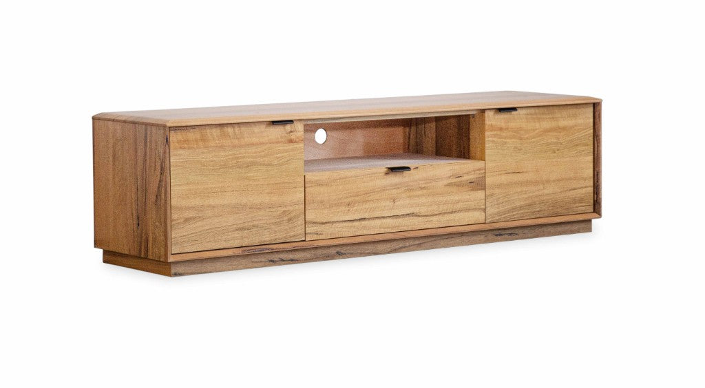 VI Galway Solid Timber 2 Door 1 Drawer Entertainment Unit