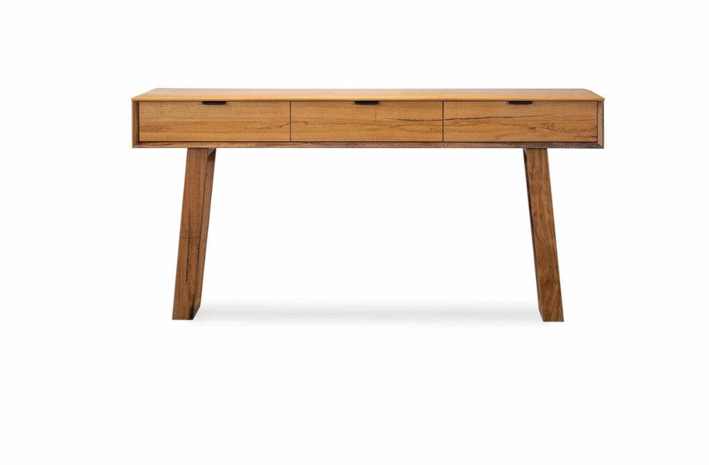 VI Galway Solid Timber 3 Drawer Console Table