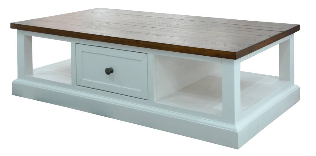 VI Montreal Solid Timber 2 Drawer Coffee Table