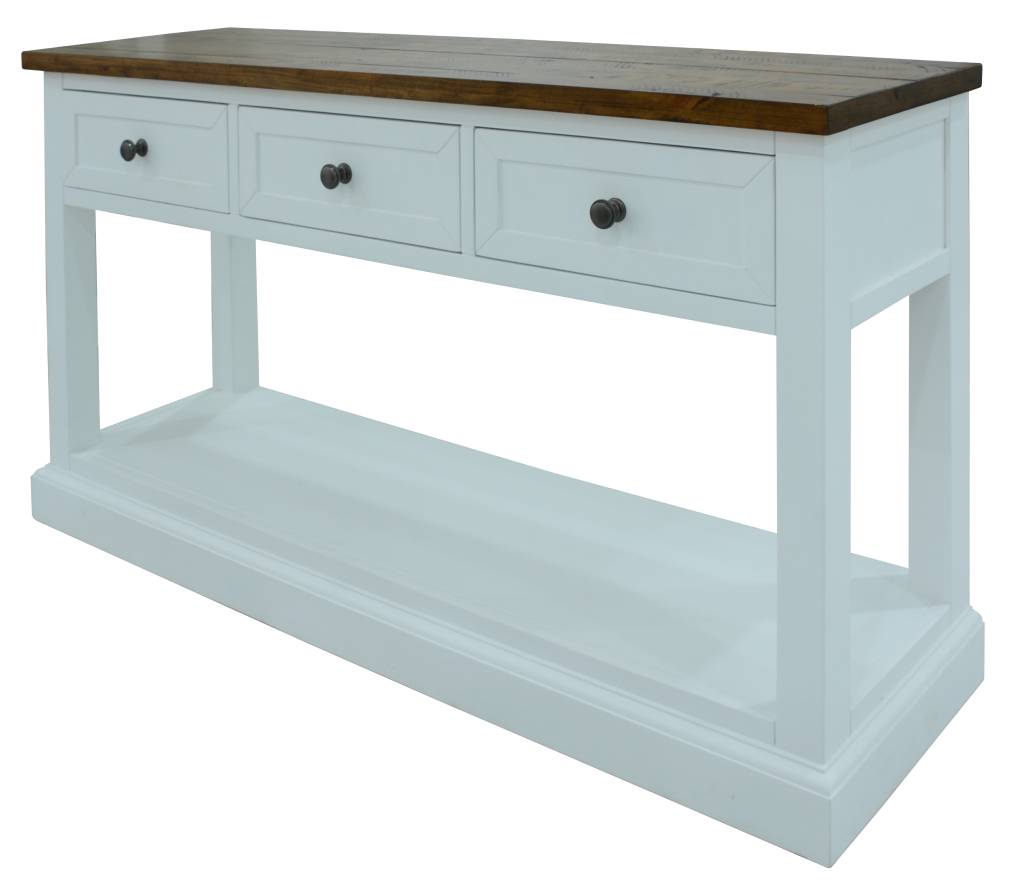 VI Montreal Solid Timber 3 Drawer Console Table