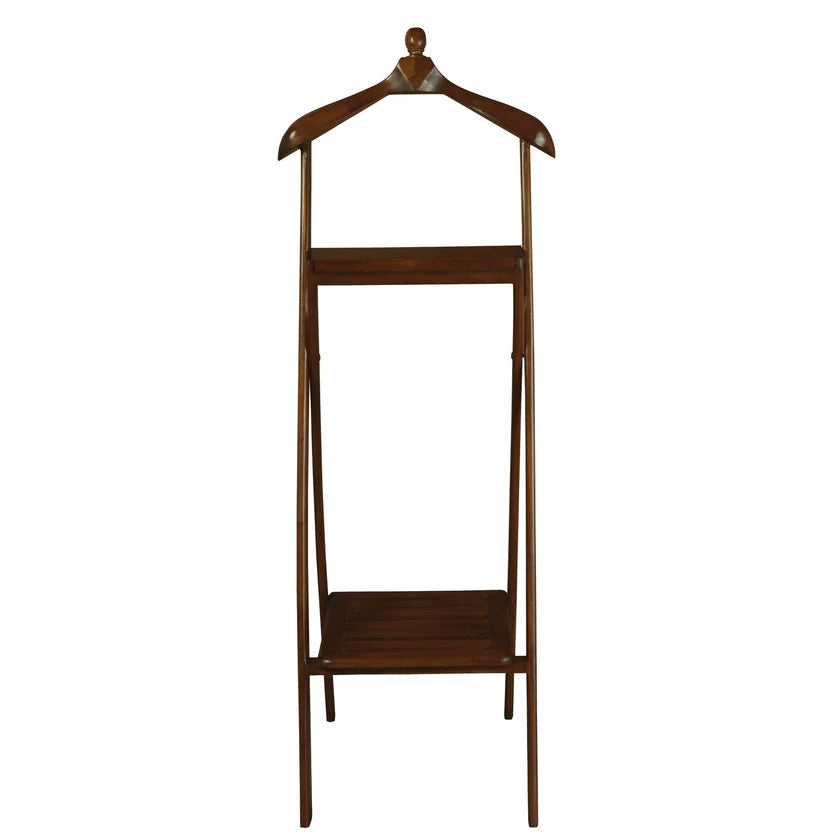 CT Nueva Solid Timber Folded Valet Coat & Hat Stand