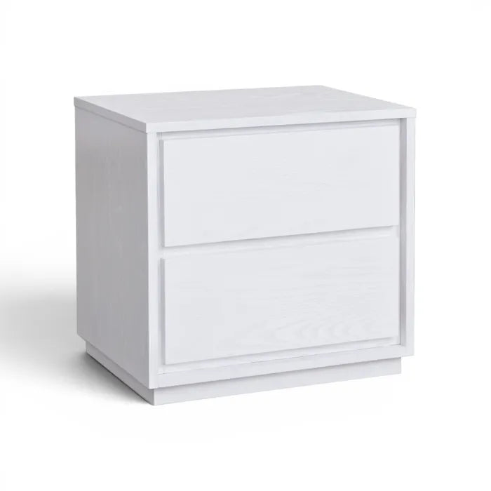MD Verona 2 Drawer Bedside Table