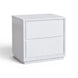 MD Verona 2 Drawer Bedside Table