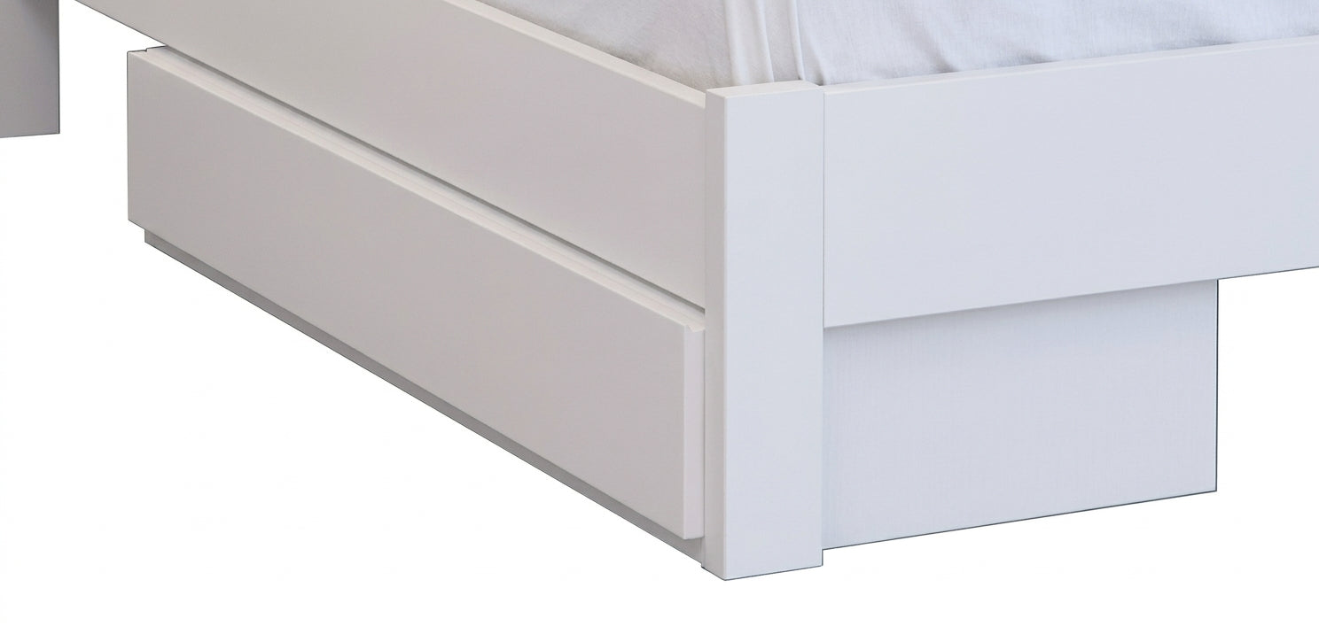 MD Verona All White Underbed Drawer