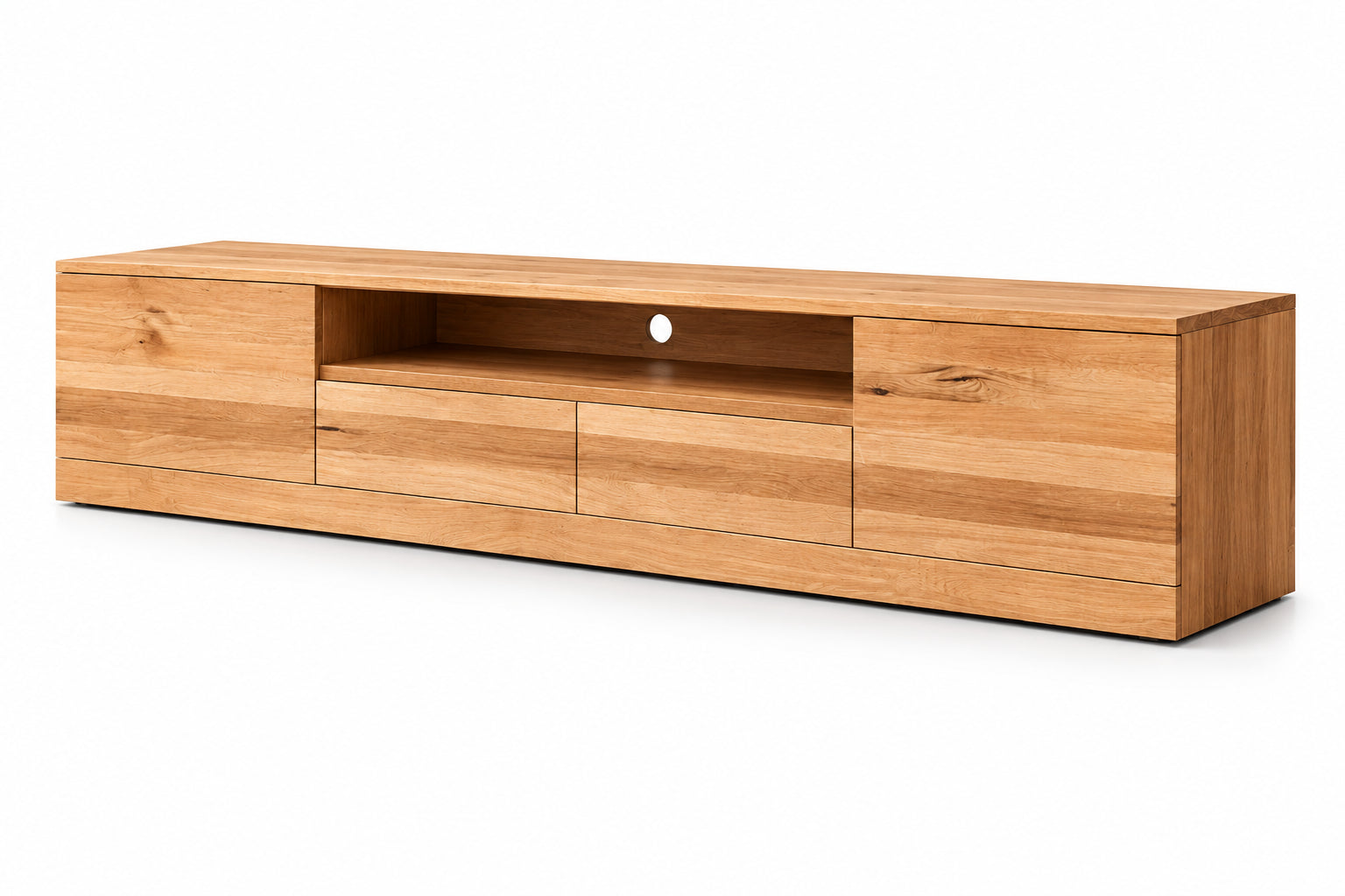 MD Malhouse Solid Timber 2 Door 2 Drawer TV Unit
