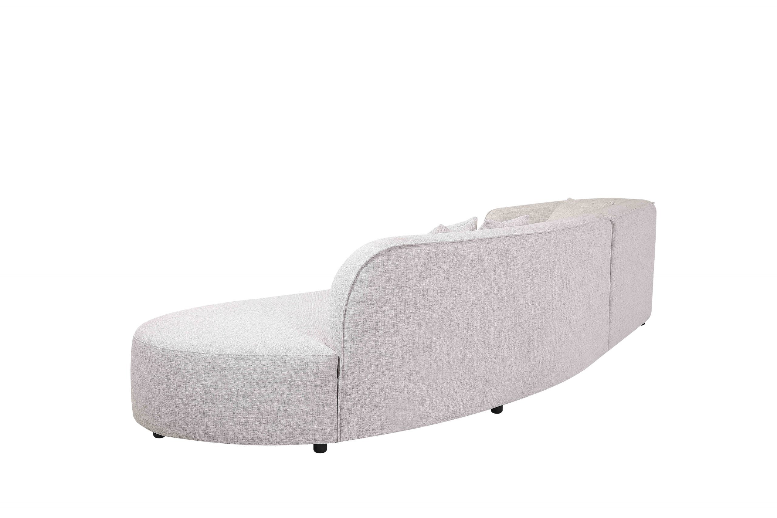 BT Willoughby Fabric Upholstered 4 Seater Sectional Chaise Sofa