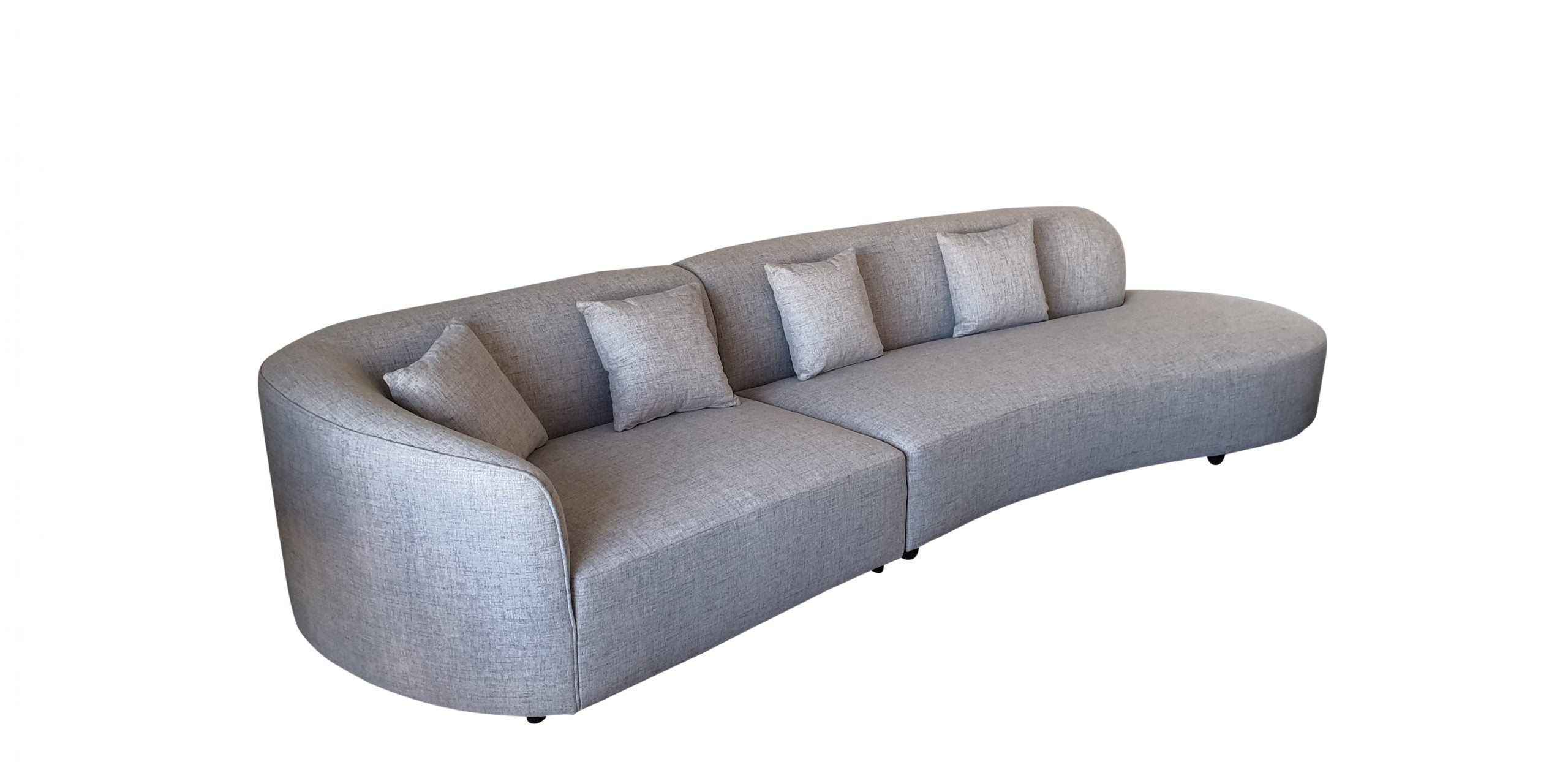BT Willoughby Fabric Upholstered 4 Seater Sectional Chaise Sofa