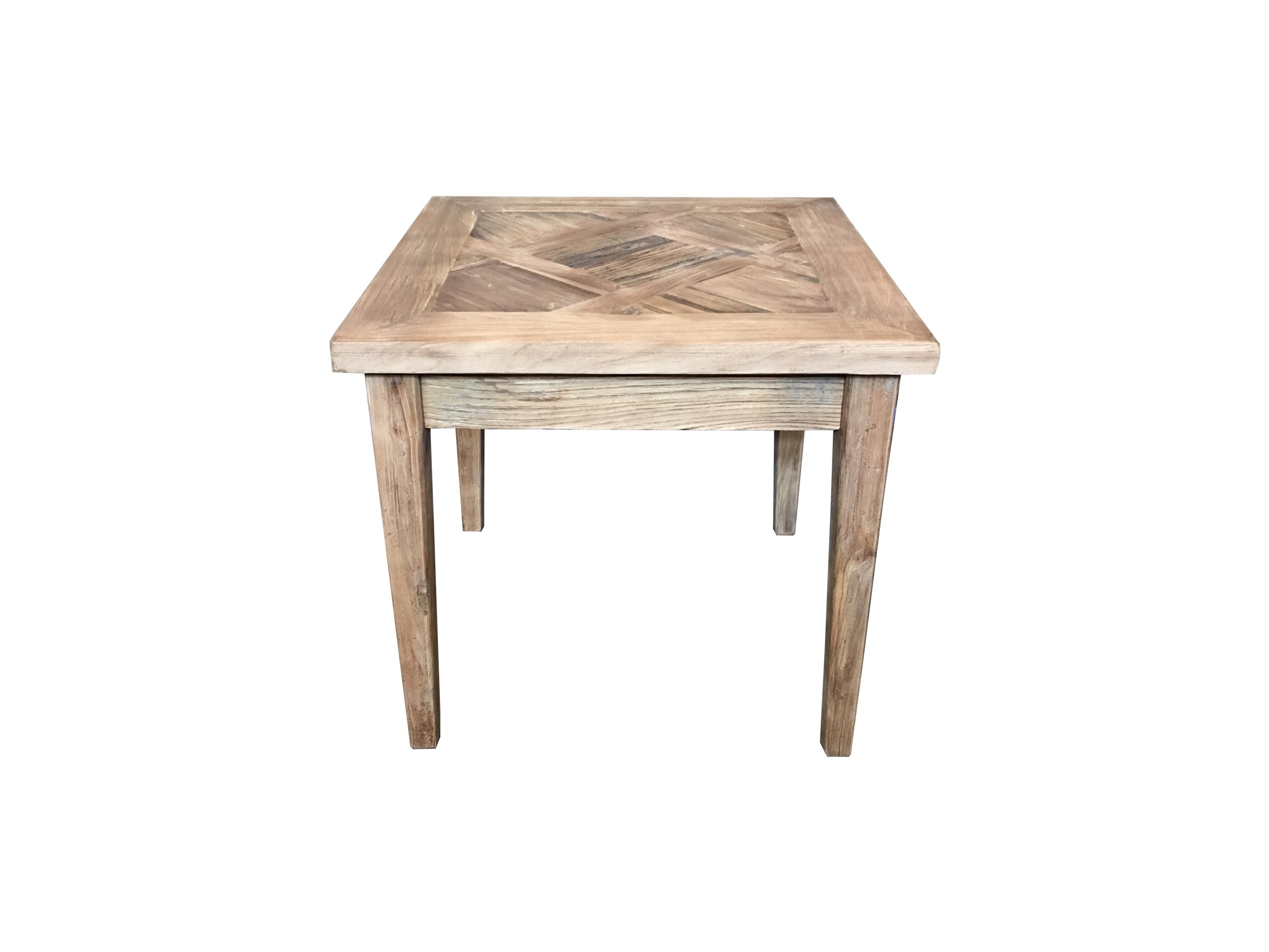 MF Casablanca Recycled Elm Timber Lamp Table