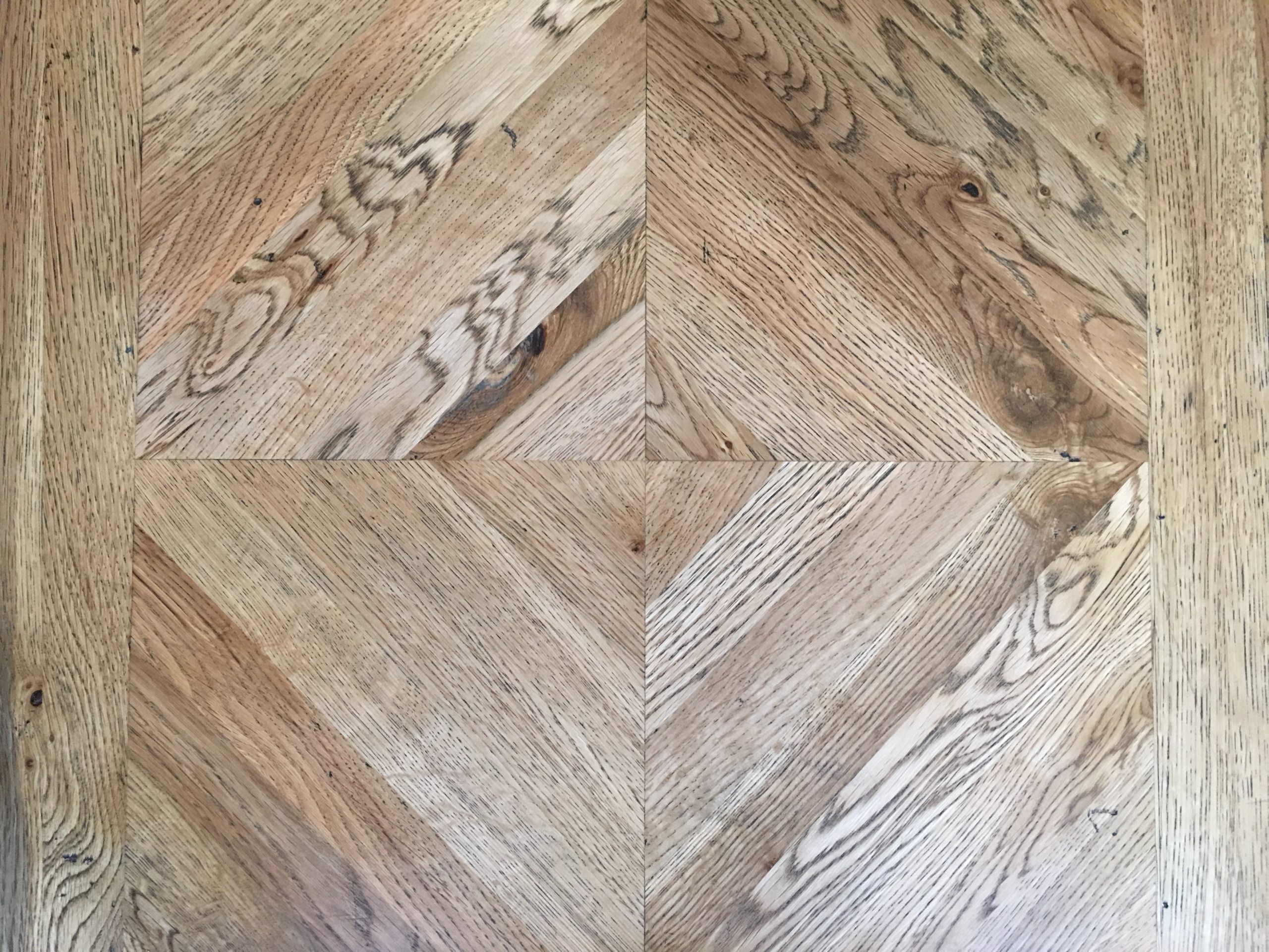 MF Parco Solid Timber Parquetry Top Pedastal Leg Dining Table