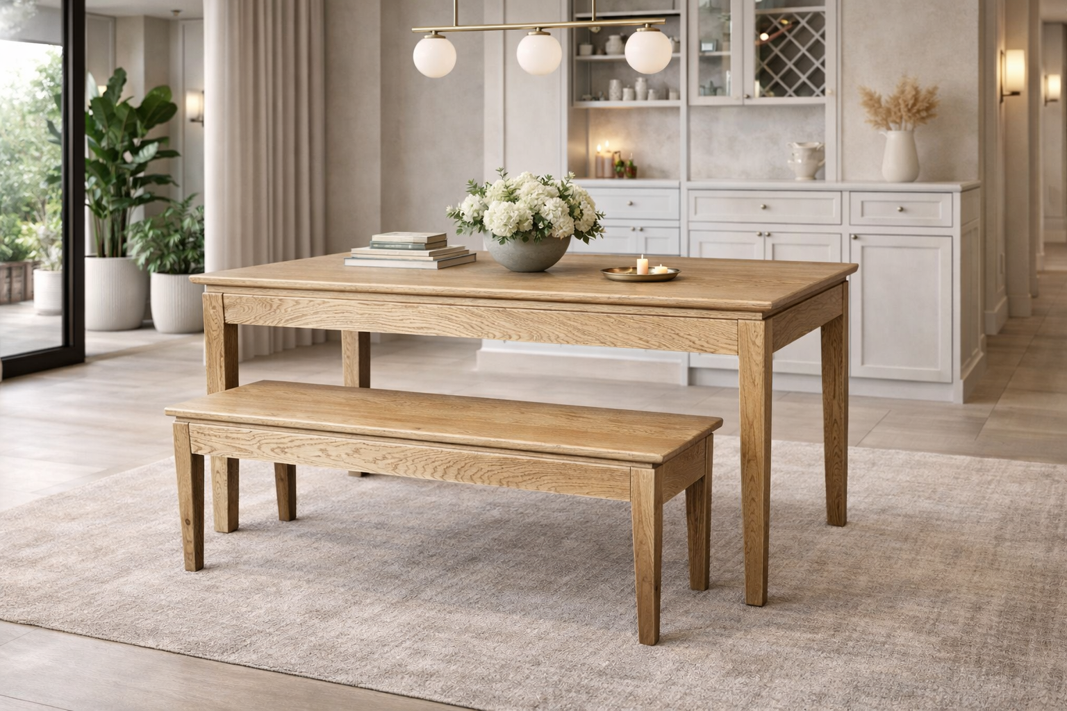 MF Crown Solid Timber Dining Table