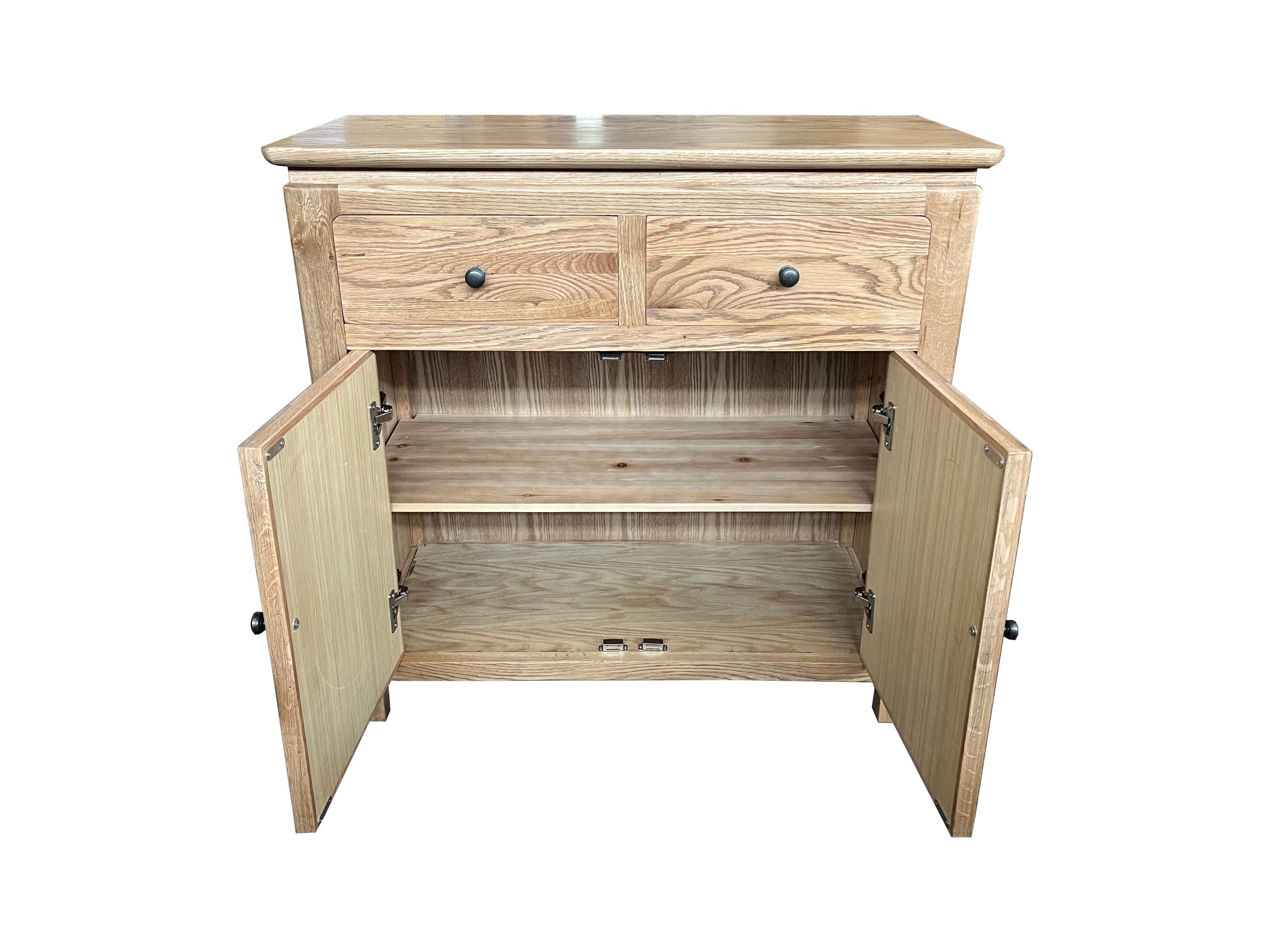 MF Crown Solid Timber 2 Drawer 2 Door Cabinet