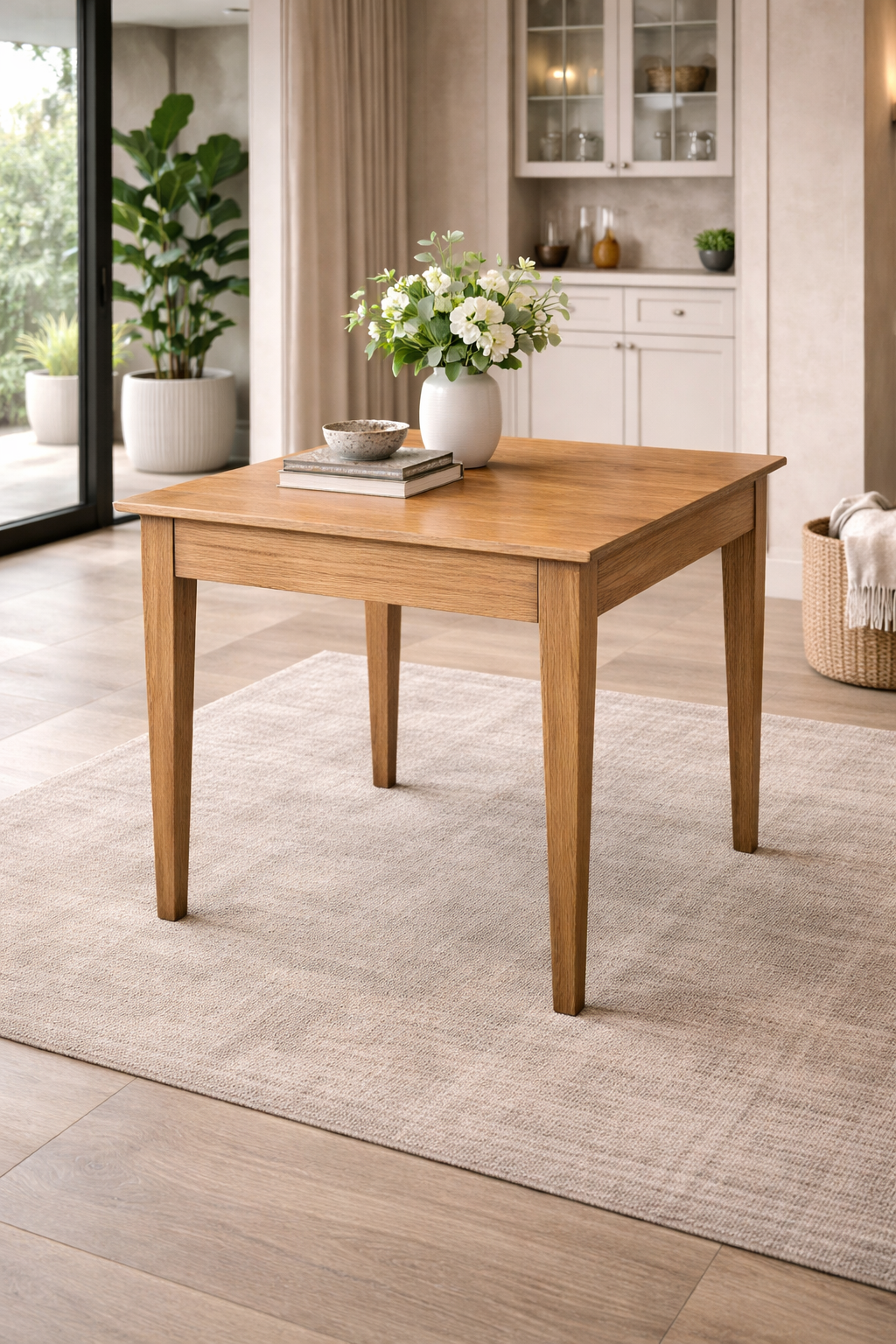 MF Crown Solid Timber Square Dining Table