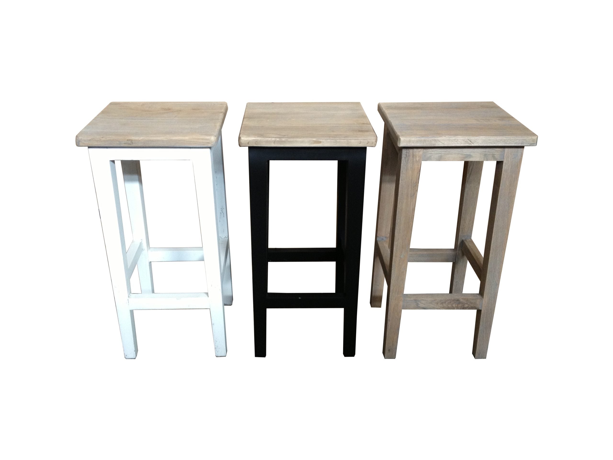 MF Hampton Solid Timber Kitchen Stool