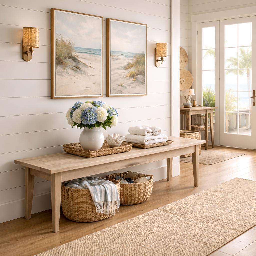 MF Hampton Solid Timber Dining Bench