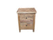 MF Morocco Recycled Elm 2 Drawer Bedside Table