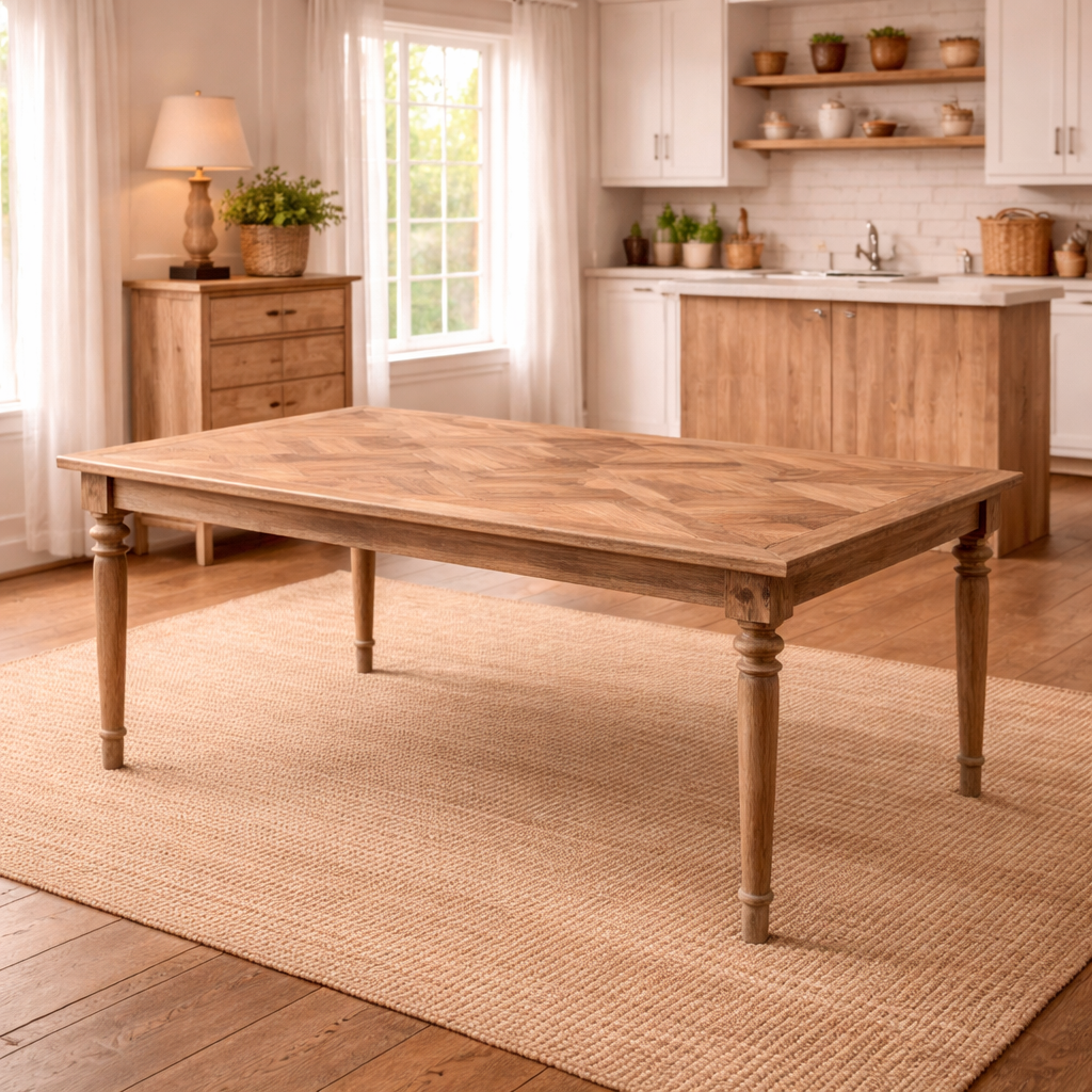 MF Morocco Recycled Elm Timber Dining Table