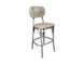 MF Grey Bahamas Rattan Back & Seat Counter Stool