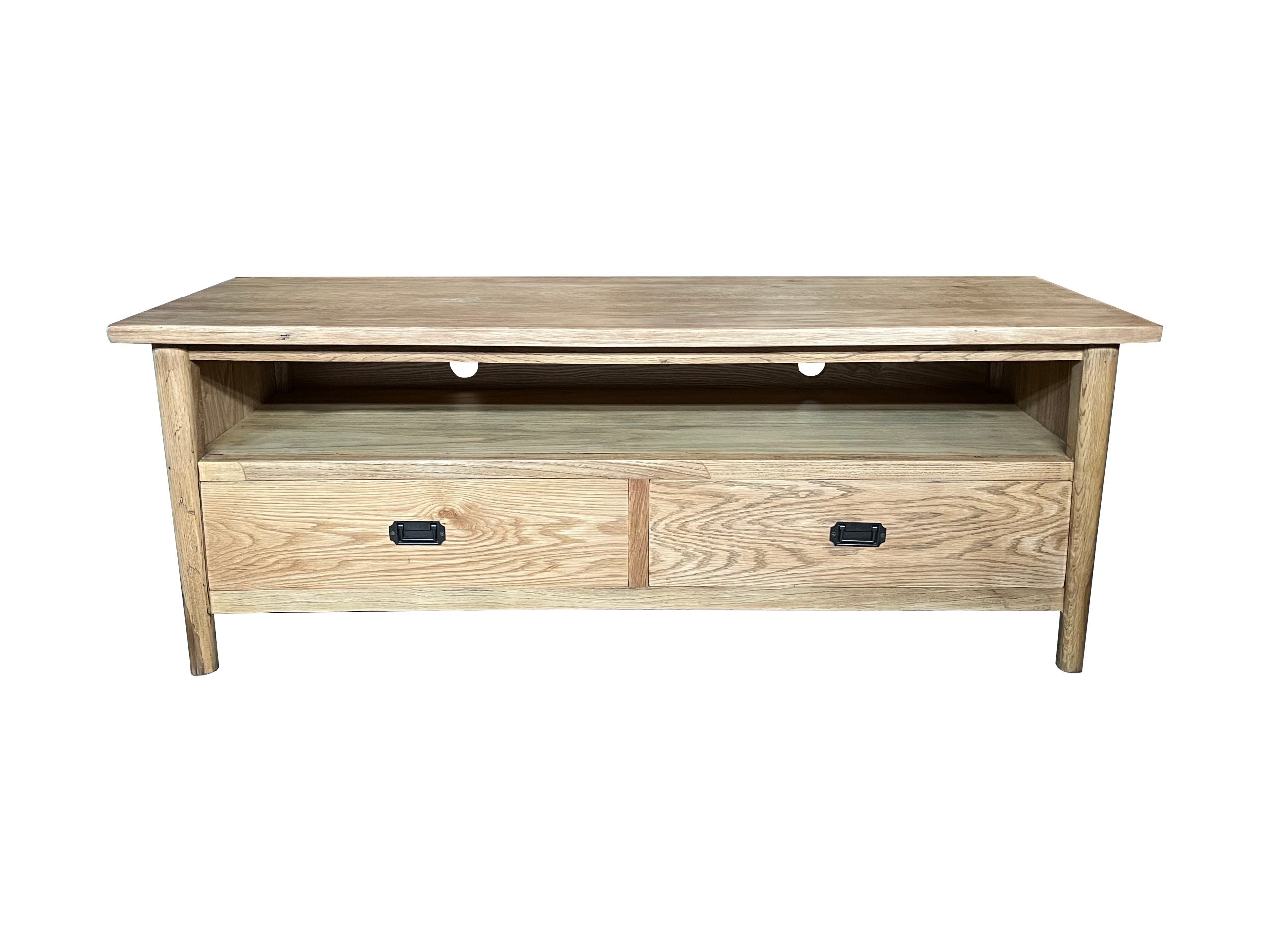 MF Tiffany Solid Timber 2 Drawer TV Unit