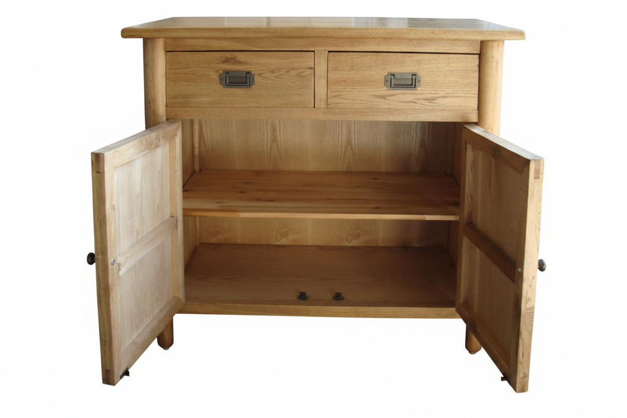 MF Tiffany Solid Timber 2 Drawer 2 Door Cabinet