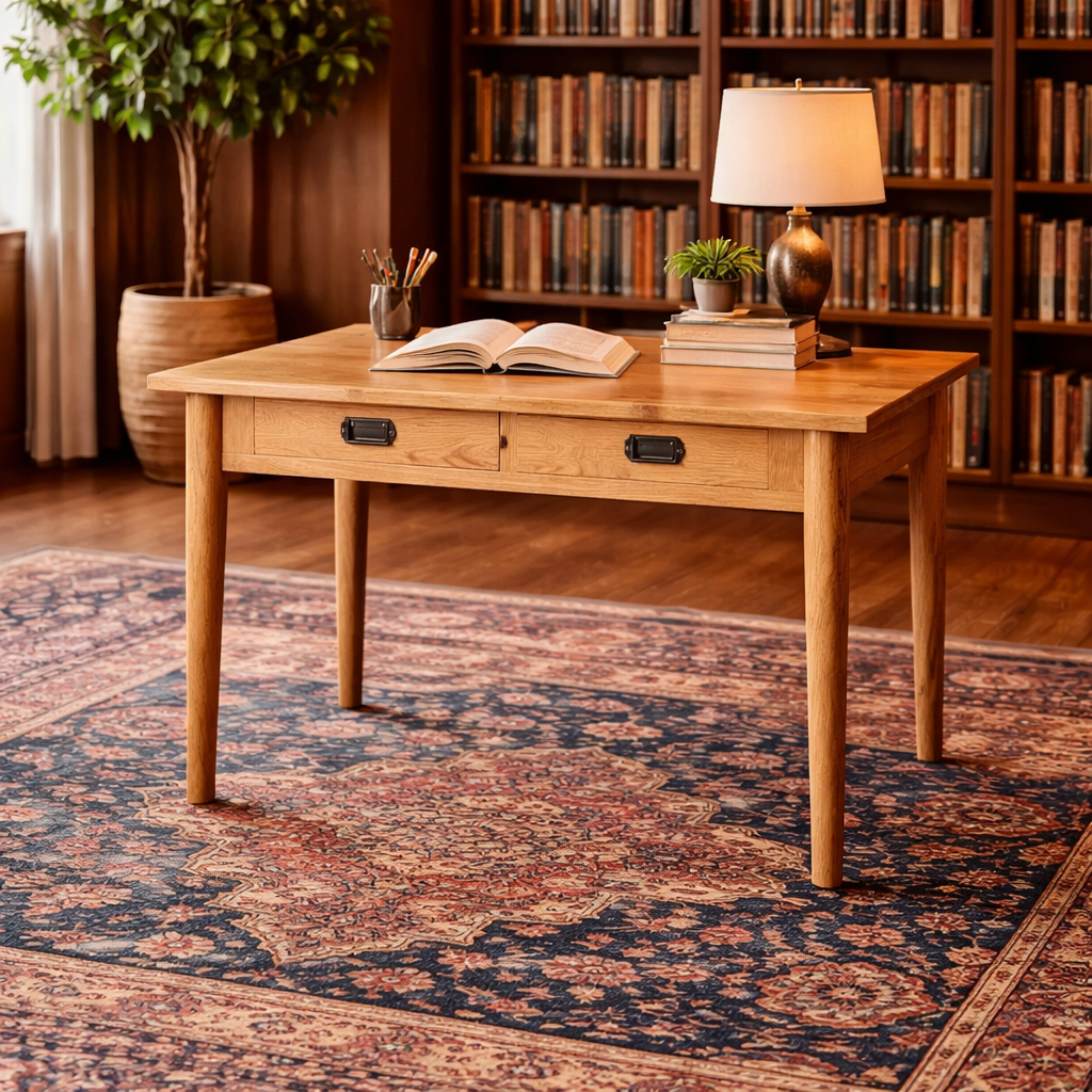 MF Tiffany Solid Timber 2 Drawer Console Table or Desk