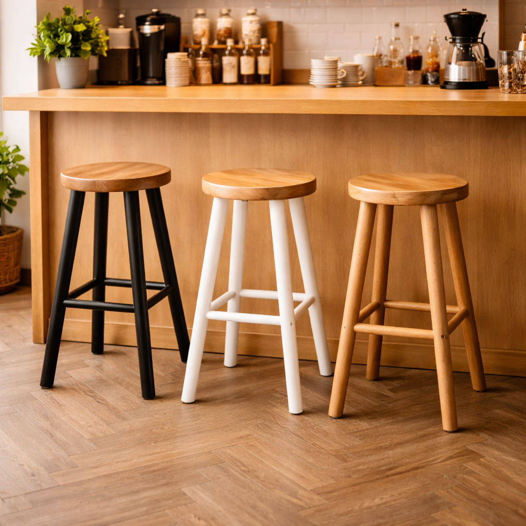 MF Tiffny Solid Timber Bar and Counter Stool