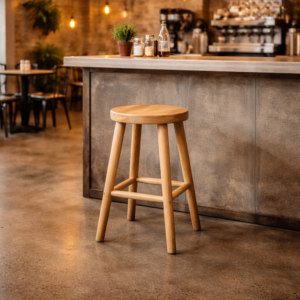 MF Tiffny Solid Timber Bar and Counter Stool