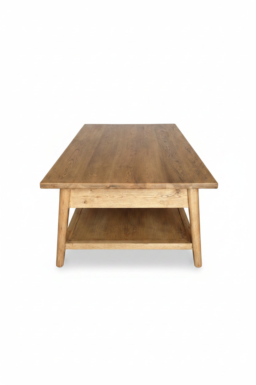 MF Tiffany Solid Timber 2 Drawer Coffee Table