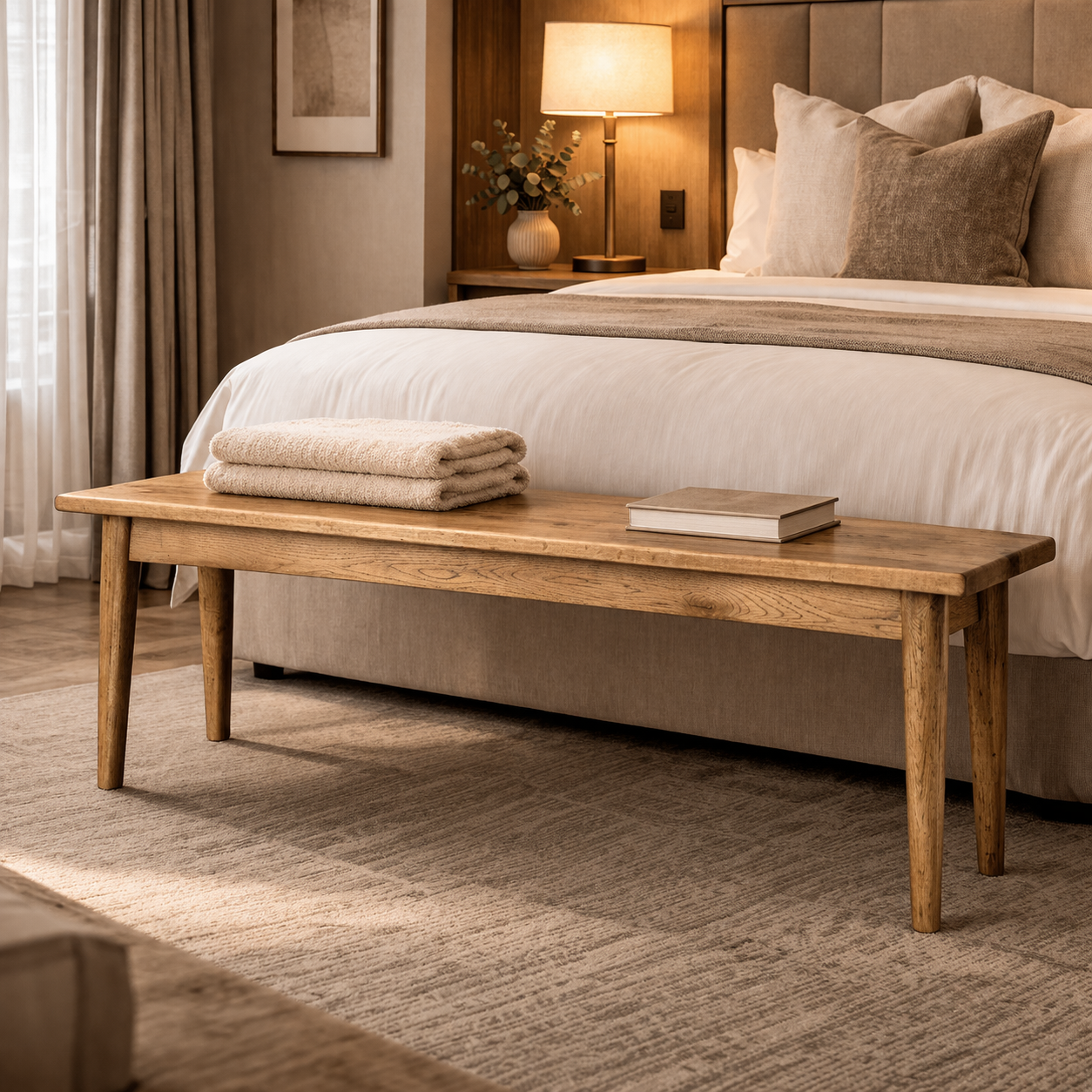 MF Tiffany Solid Timber Bench