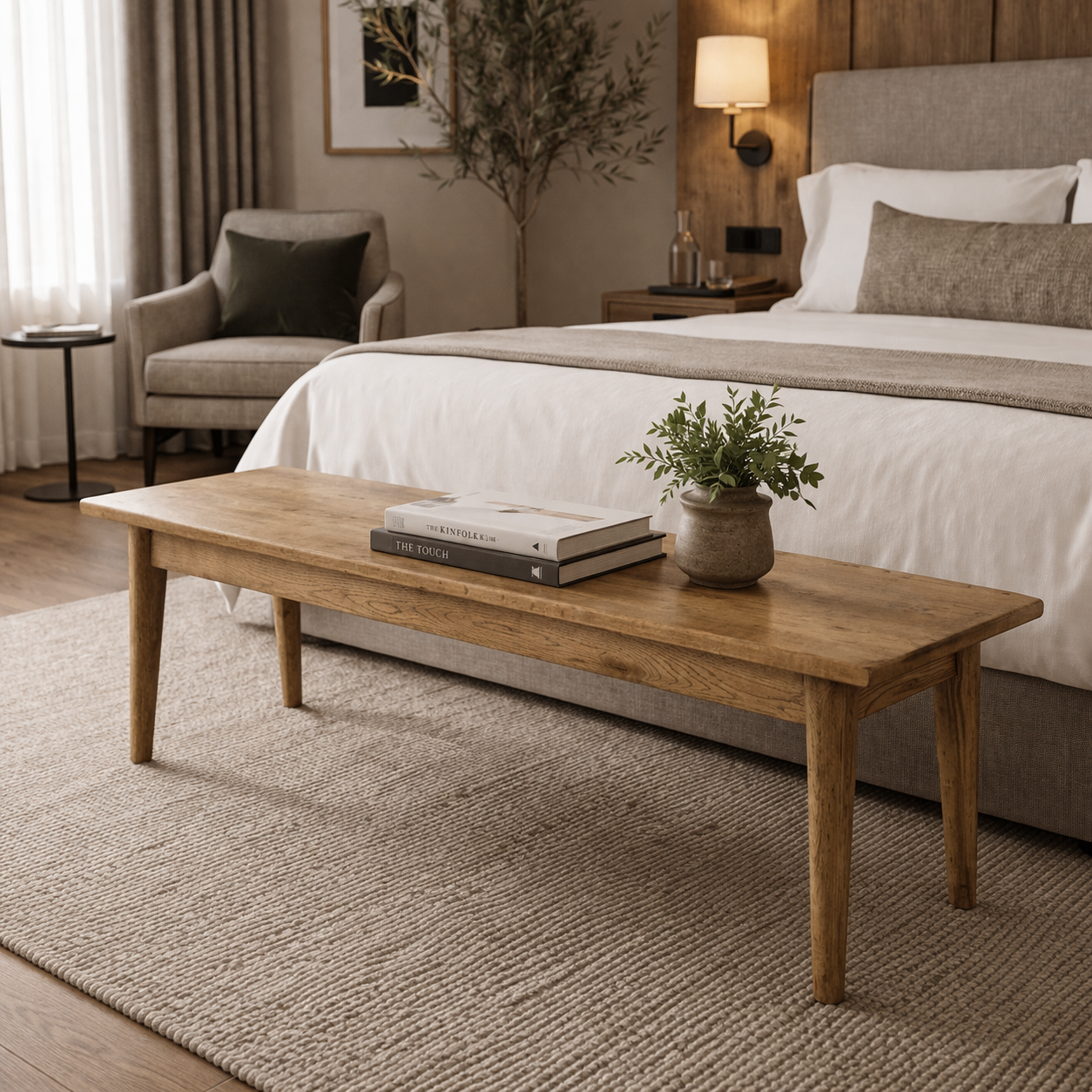 MF Tiffany Solid Timber Bench