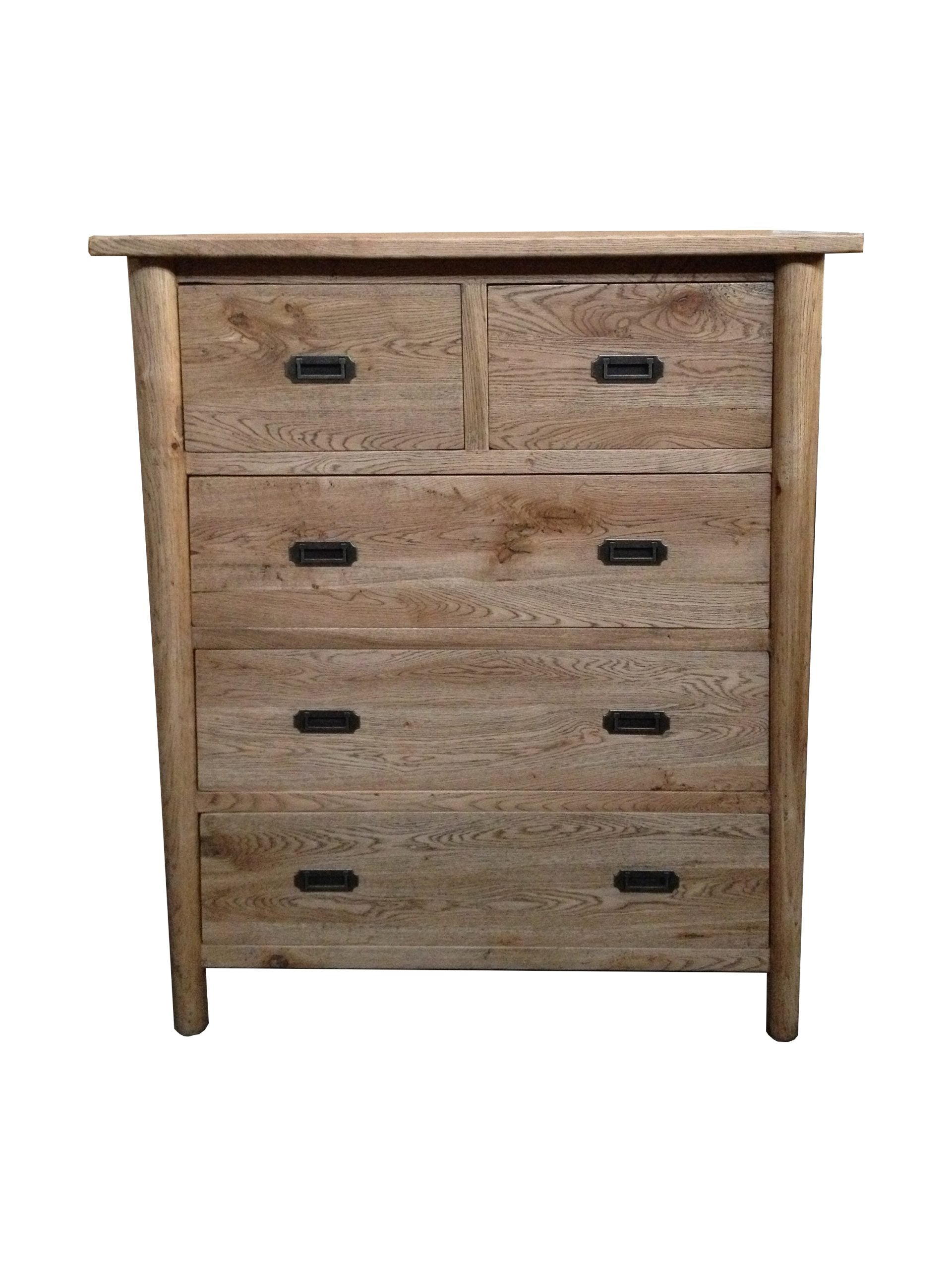 MF Tiffany Solid Timber 5 Drawer Chest