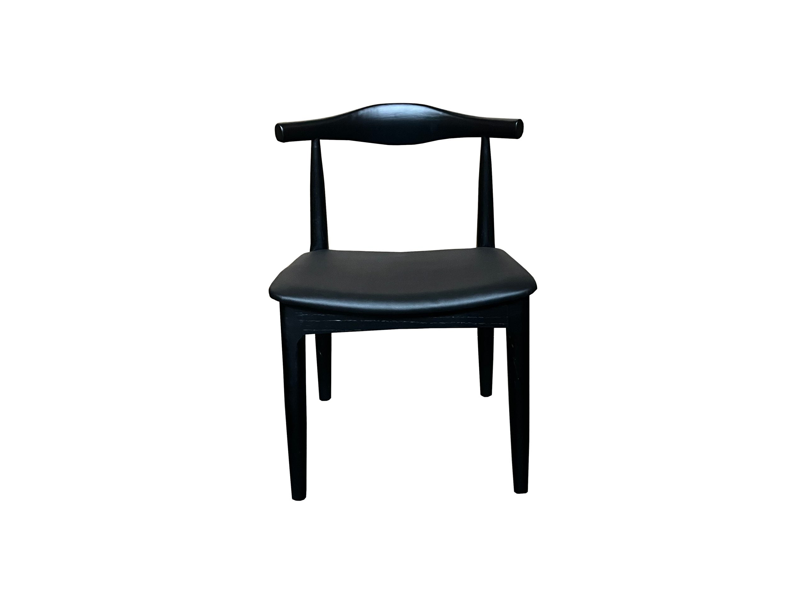 MF Replica Timber Frame PU Leather Seat Dining Elbow Chair