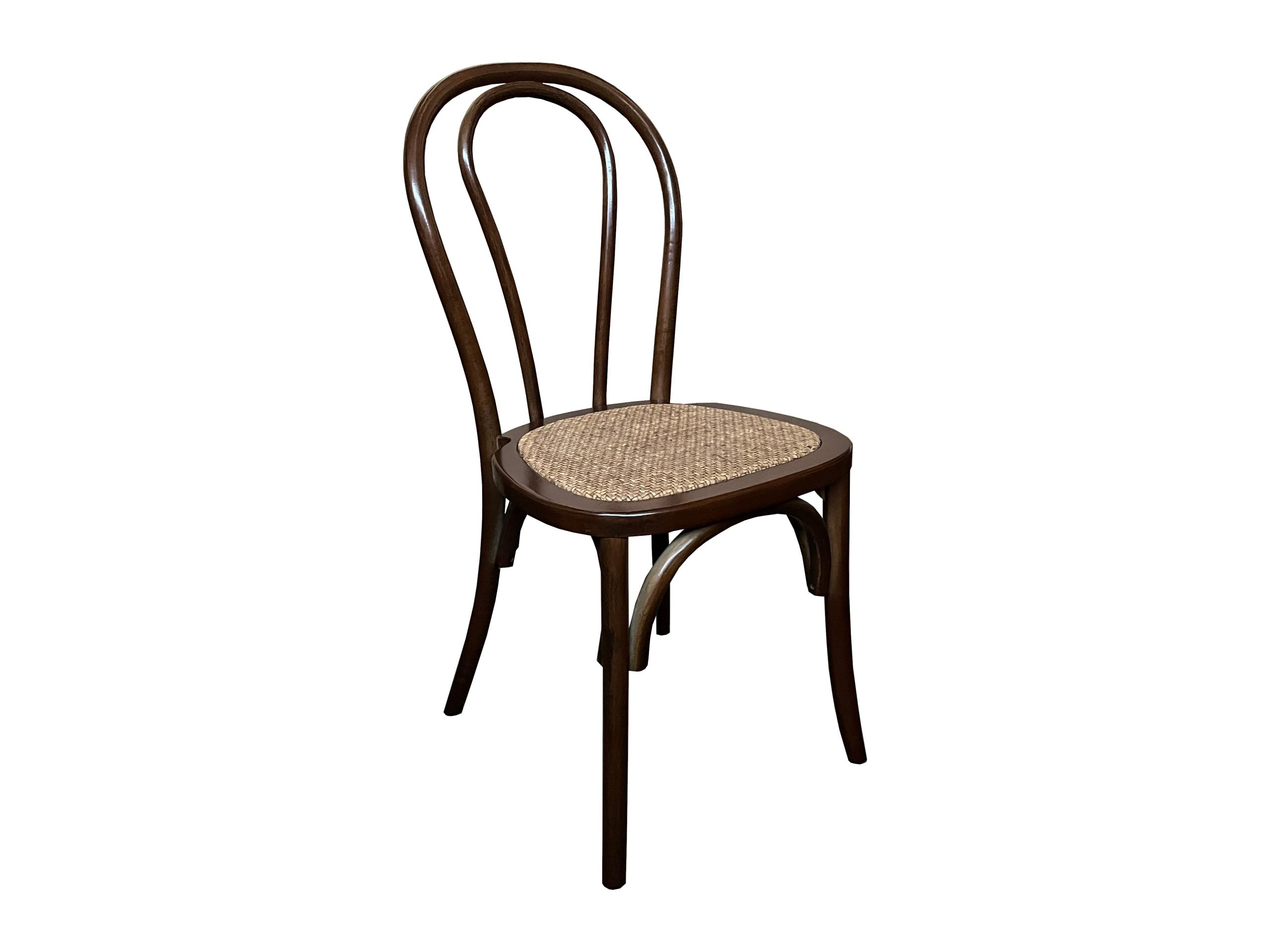 MF Bentwood Rattan Frame & Seat Stackable Dining Chair