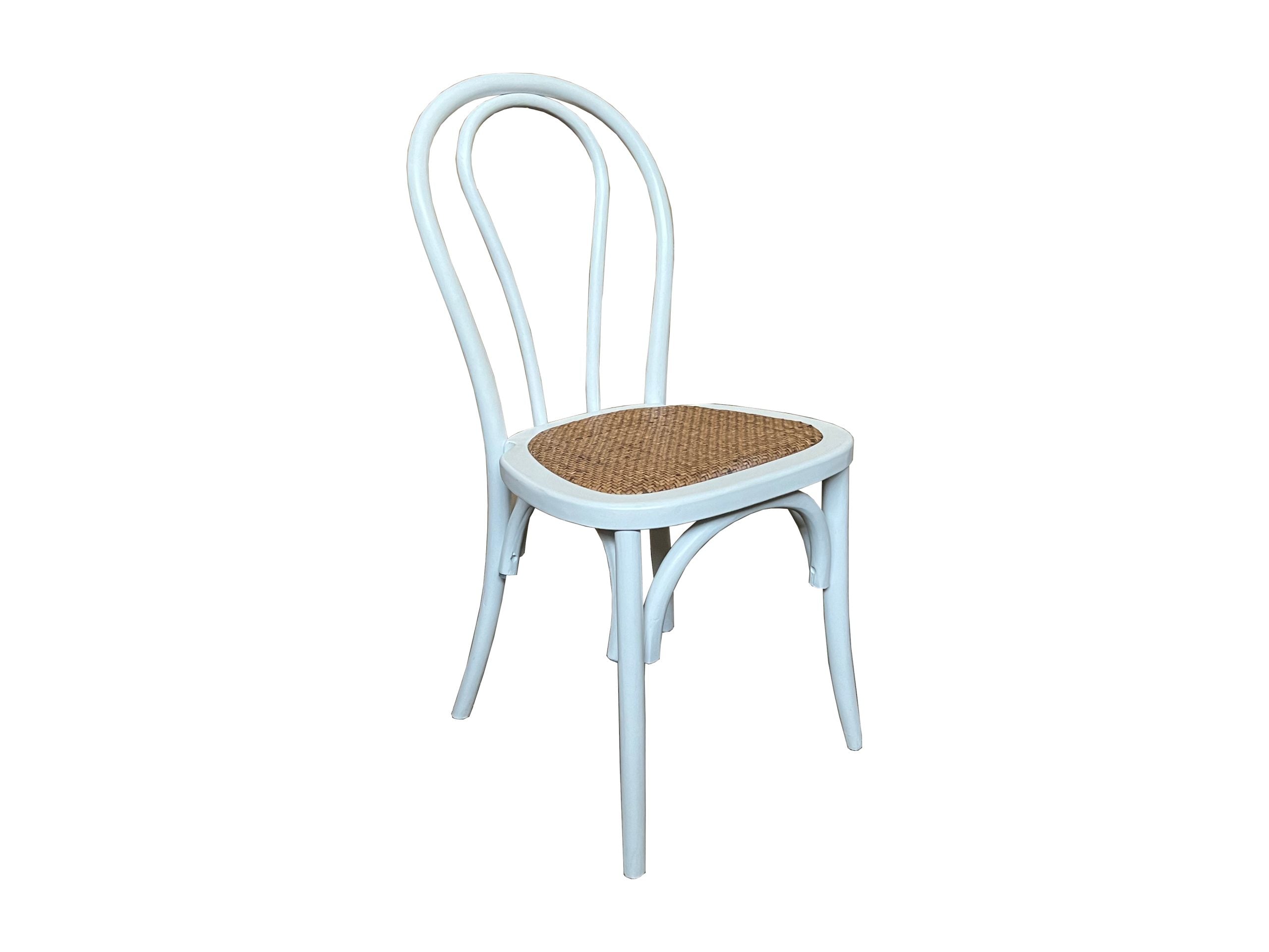 MF Bentwood Rattan Frame & Seat Stackable Dining Chair
