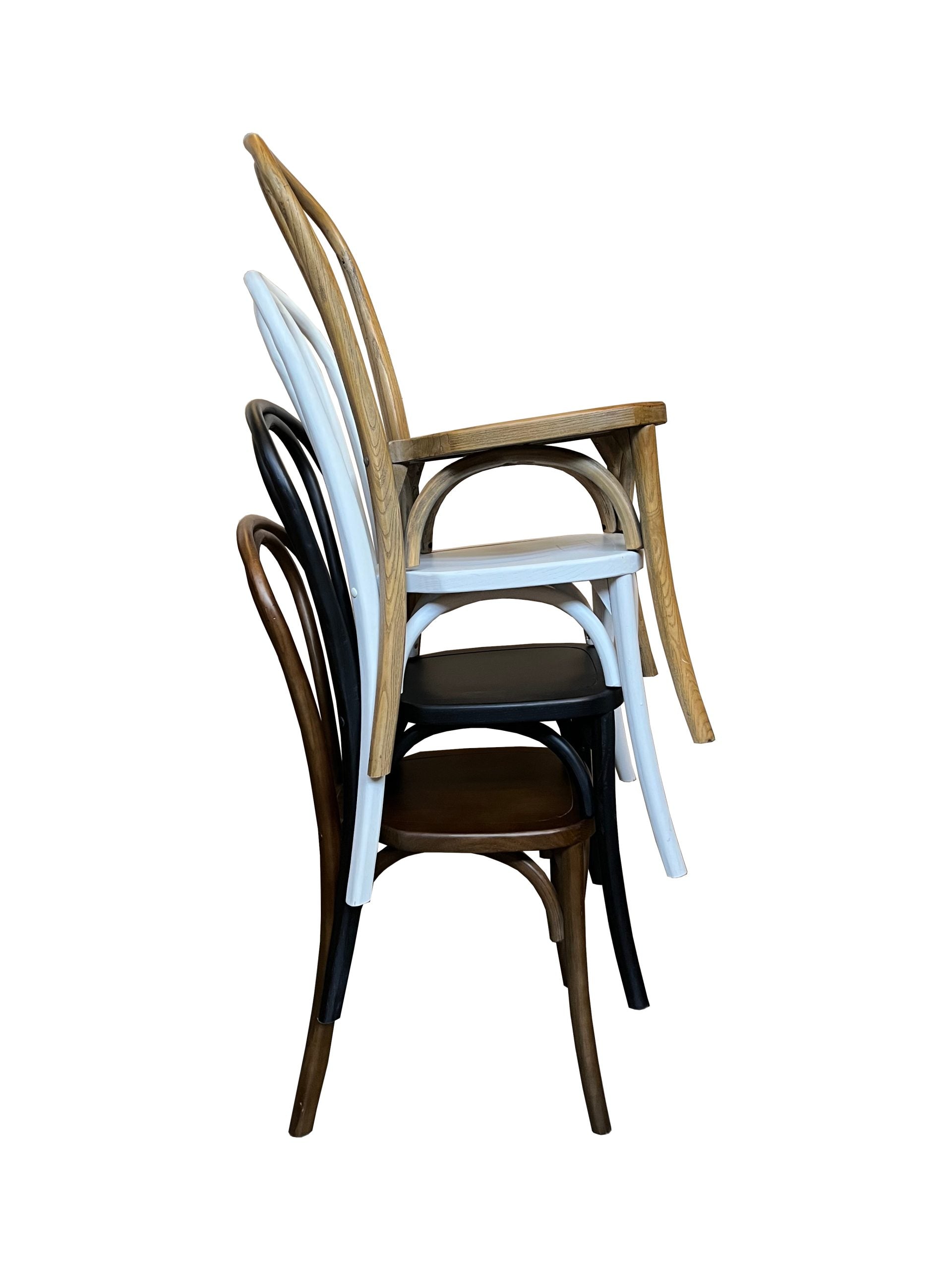 MF Bentwood Timber Seat Stackable Dining Chair