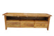 MF Honey Recycled Elm Timber 3 Drawer Entertainment Unit