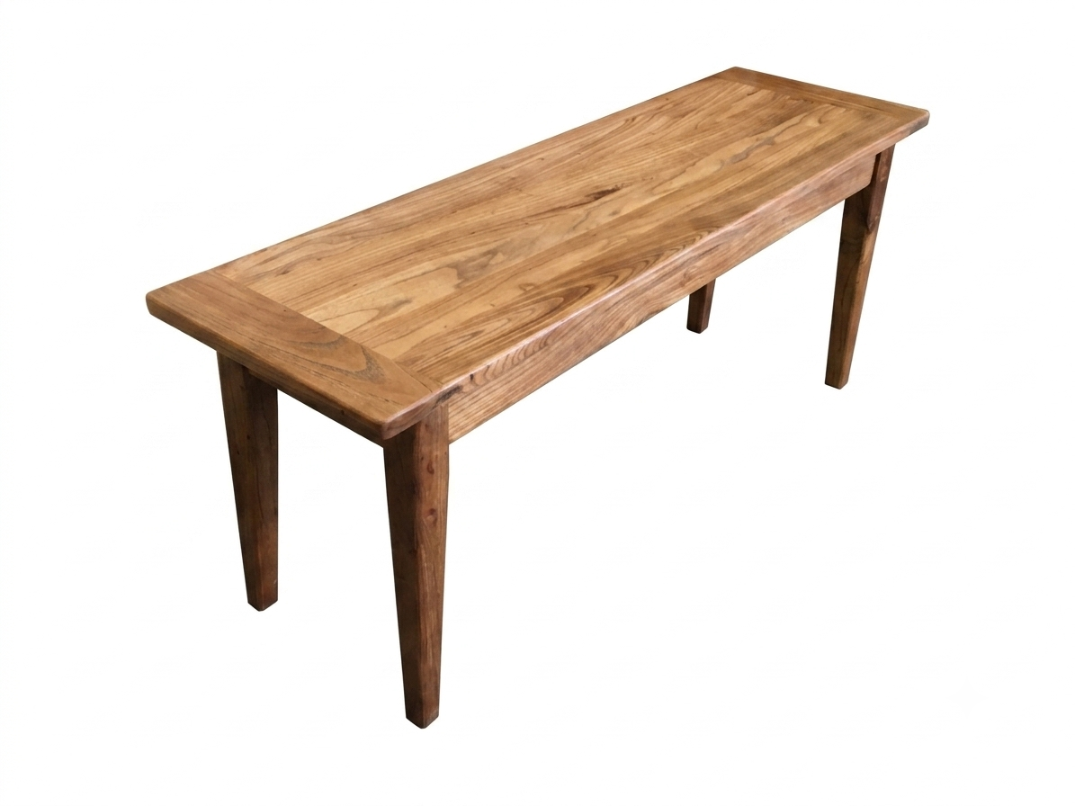 MF Honey Recycled Elm Timber Dining Bench