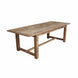 MF Provincial Recycled Oak Timber Natural Rustic Dining Table