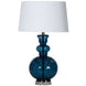 SH Calli Glass Table Lamp in Sea Blue