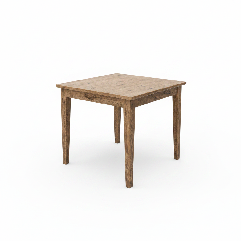 MF Solid Oak Timber Square Dining Table