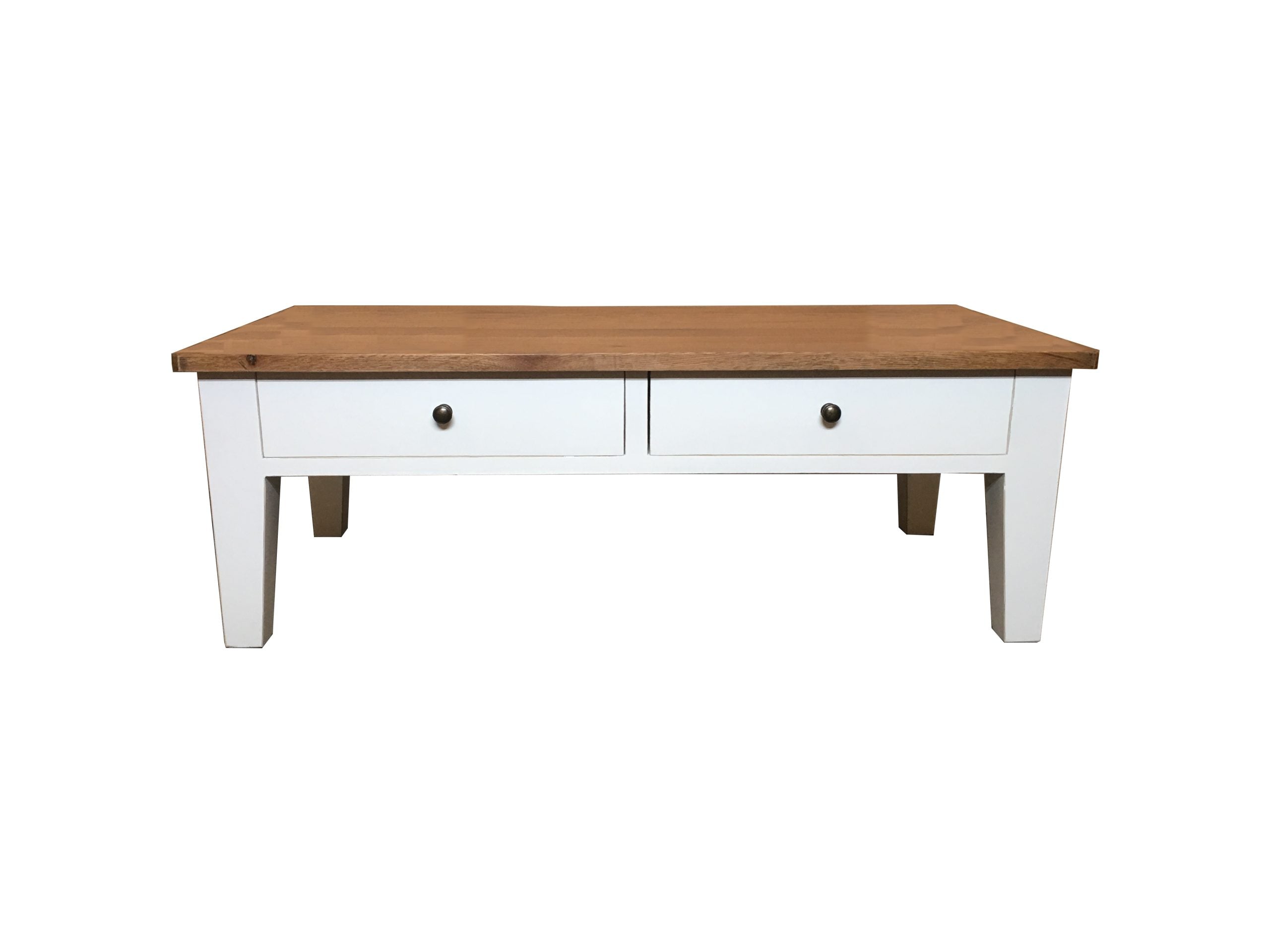 MF Lucia Oak Timber 2 Drawer 2 Way Coffee Table